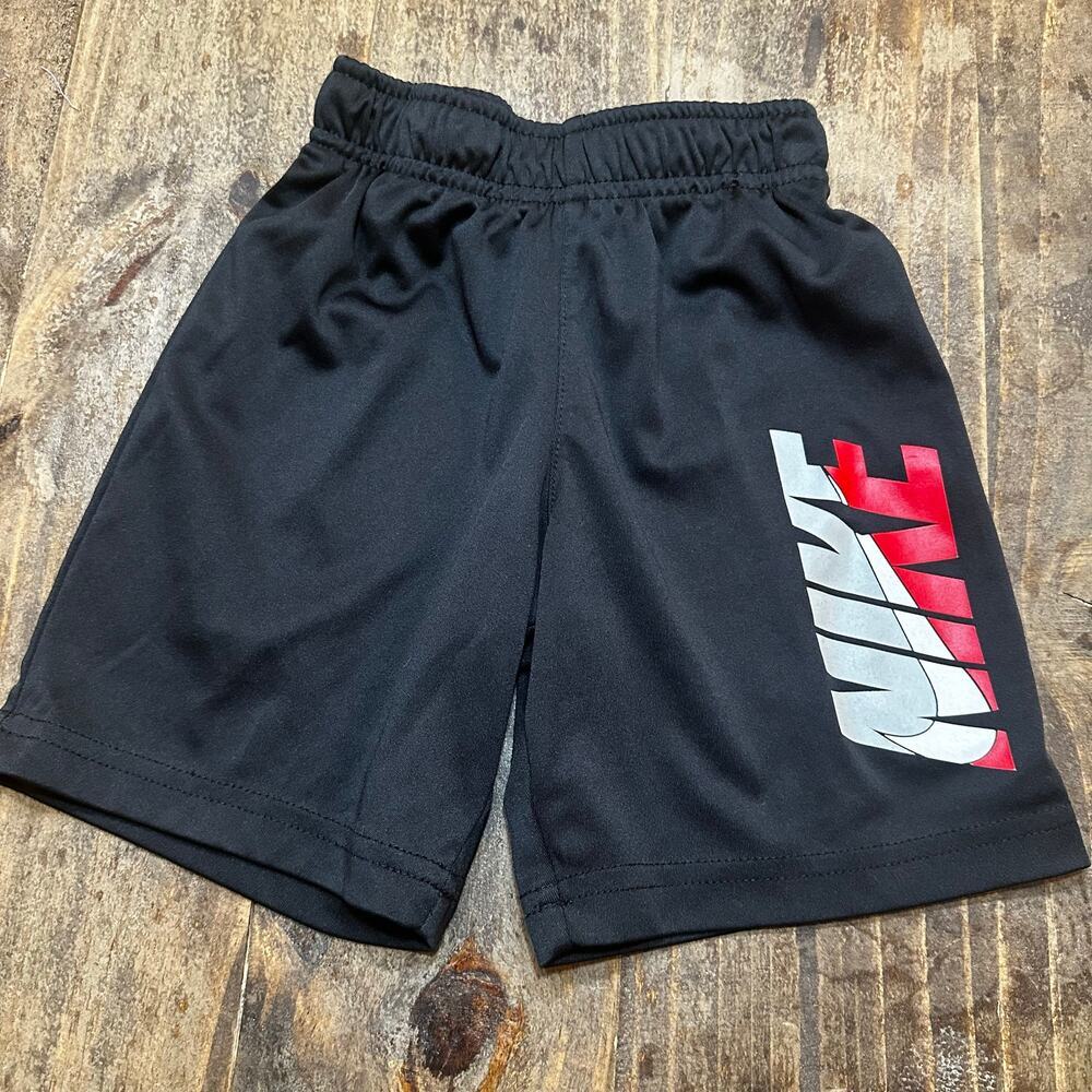 Boys Nike Shorts sz 4T Black Red White Nike Shorts